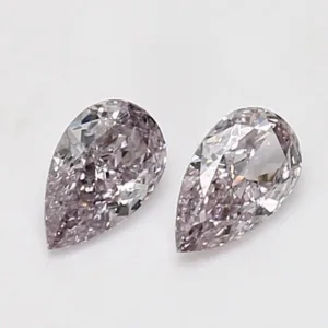 0.31 Carat Pear Fancy Light Brown Pink VS1 Natural Diamond