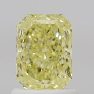 1.03 Carat Radiant Fancy Yellow VS1 Natural Diamond