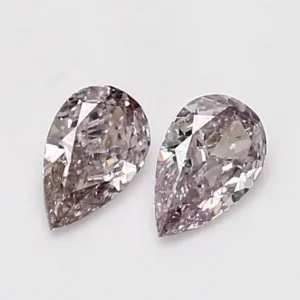 0.34 Carat Pear Fancy Pink SI2 Natural Diamond
