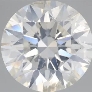 3.19 Carat Round H SI2 Natural Diamond