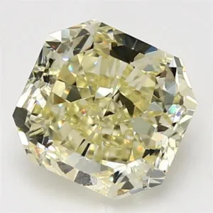 4.09 Carat Radiant Fancy Yellow VVS2 Natural Diamond