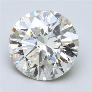 3.07 Carat Round F SI1 Natural Diamond