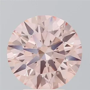 3.04 Carat Round Fancy Pink VS1 Lab Diamond