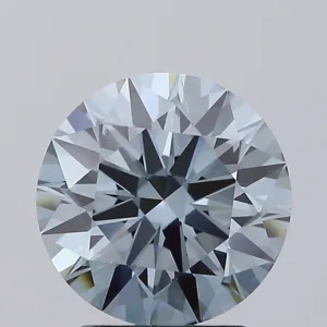 2.69 Carat Round Fancy Intense Blue VS1 Lab Diamond