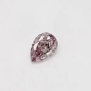 0.15 Carat Pear Fancy Pink SI2 Natural Diamond