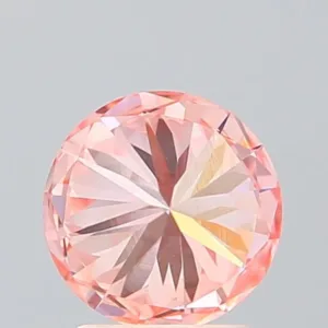 1.5 Carat Round Fancy Vivid Pink VS1 Lab Diamond