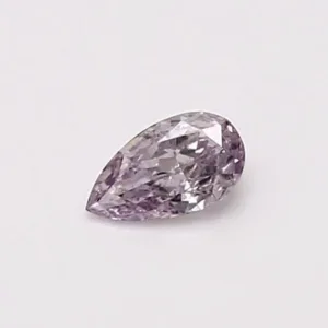 0.26 Carat Pear Fancy Pink SI2 Natural Diamond