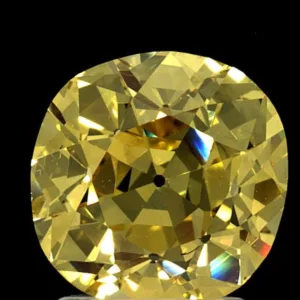 2.58 Carat Old Miner Fancy Vivid Yellow VS1 Natural Diamond