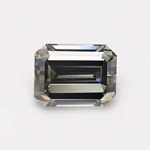 0.91 Carat Emerald Fancy Gray SI2 Natural Diamond