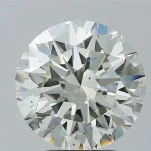4.07 Carat Round M VS2 Natural Diamond