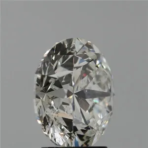 4.02 Carat Round H SI2 Natural Diamond