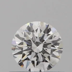 0.42 Carat Round F SI2 Natural Diamond