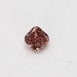 0.16 Carat Cushion Brilliant Fancy Deep Pink I2 Natural Diamond
