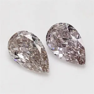 0.51 Carat Pear Fancy Pink SI1 Natural Diamond