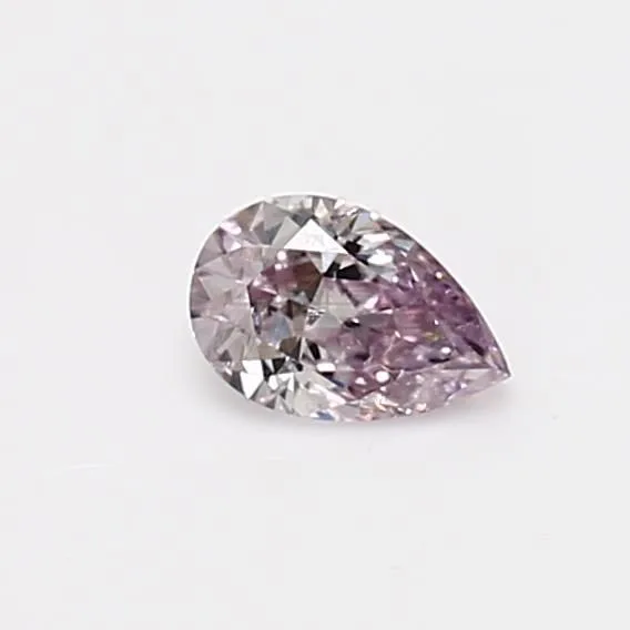 0.31 Carat Pear Fancy Pink SI2 Natural Diamond 1 0.31 Carat Pear Fancy Pink SI2 Natural Diamond