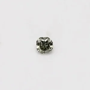 0.04 Carat Cushion Brilliant Fancy Green Natural Diamond
