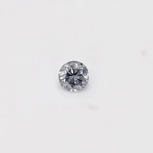 0.04 Carat Round Fancy Light Gray Natural Diamond