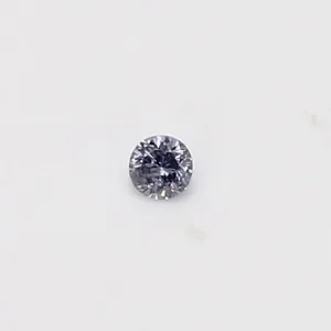 0.04 Carat Round Fancy Light Gray Natural Diamond