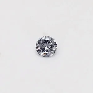 0.06 Carat Round Very Light Gray Natural Diamond