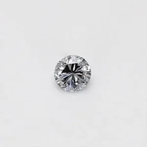 0.08 Carat Round Very Light Gray Natural Diamond