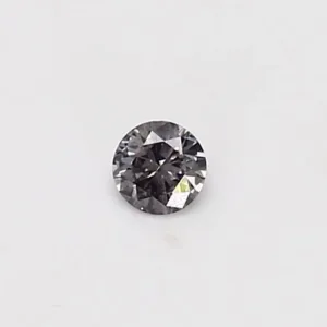 0.11 Carat Round Fancy Gray Natural Diamond