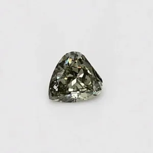 0.18 Carat Heart Fancy Green SI2 Natural Diamond