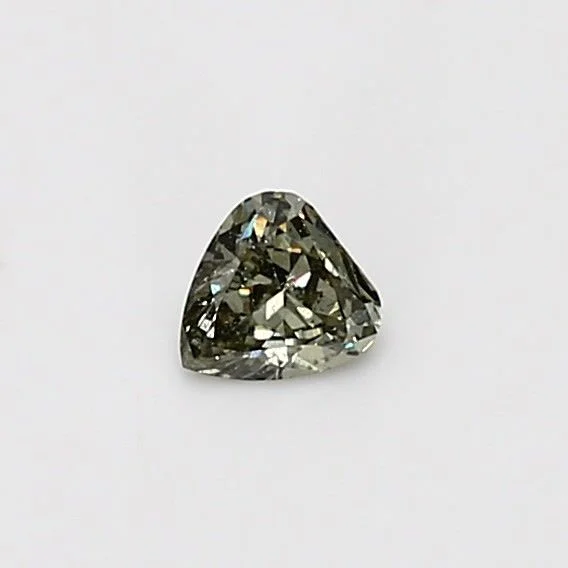 0.18 Carat Heart Fancy Green SI2 Natural Diamond 1 0.18 Carat Heart Fancy Green SI2 Natural Diamond