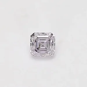 0.21 Carat Asscher Very Light Pink SI2 Natural Diamond