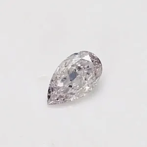 0.22 Carat Pear Very Light Pink VS2 Natural Diamond