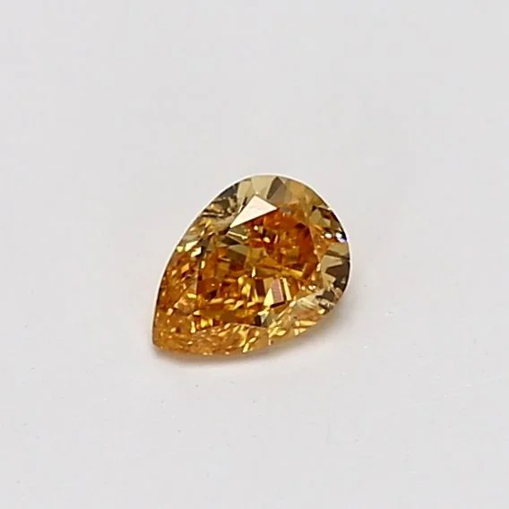 0.26 Carat Pear Fancy Vivid Yellow Orange SI2 Natural Diamond 1 0.26 Carat Pear Fancy Vivid Yellow Orange SI2 Natural Diamond