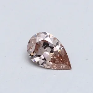 0.3 Carat Pear Fancy Brown Pink SI1 Natural Diamond