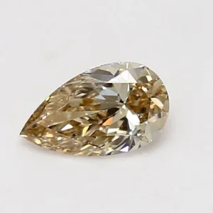 0.72 Carat Pear Fancy Light Yellow VS2 Natural Diamond