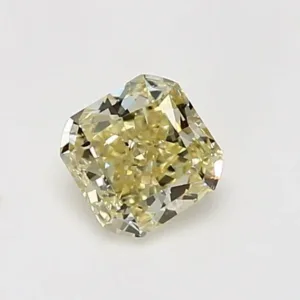 0.75 Carat Cushion Brilliant Fancy Yellow SI2 Natural Diamond