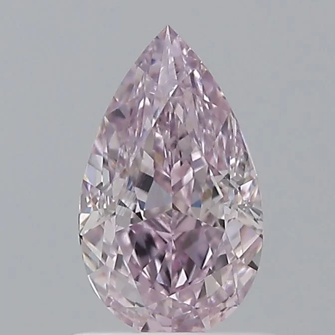0.8 Carat Pear Fancy Pink Purple VVS2 Natural Diamond 1 0.8 Carat Pear Fancy Pink Purple VVS2 Natural Diamond