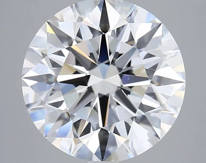 4.01 Carat Round D VS1 Lab Diamond 1 4.01 Carat Round D VS1 Lab Diamond