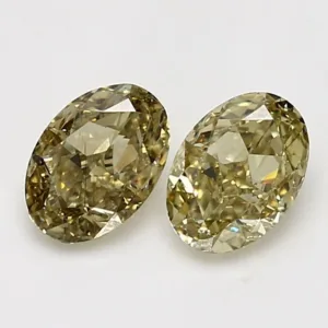 1.01 Carat Oval Fancy Yellow VS1 Natural Diamond