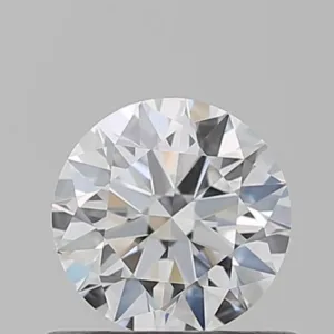 0.54 Carat Round D VVS1 Natural Diamond