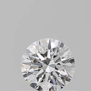 0.53 Carat Round D VVS1 Natural Diamond
