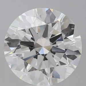 6.07 Carat Round E VVS2 Lab Diamond