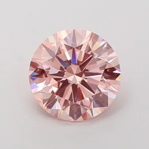 3.45 Carat Round Fancy Intense Pink VS1 Lab Diamond