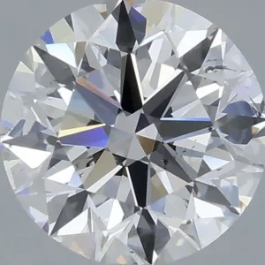 0.6 Carat Round F SI1 Natural Diamond