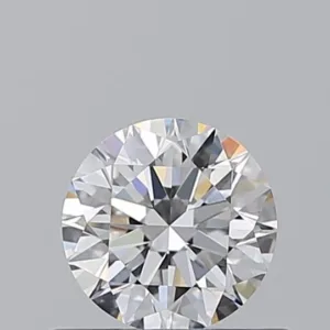 0.56 Carat Round D VVS1 Natural Diamond