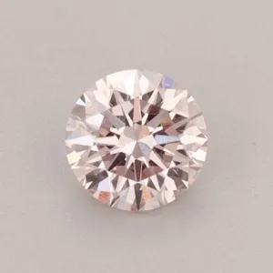 0.52 Carat Round Fancy Pink VS2 Lab Diamond