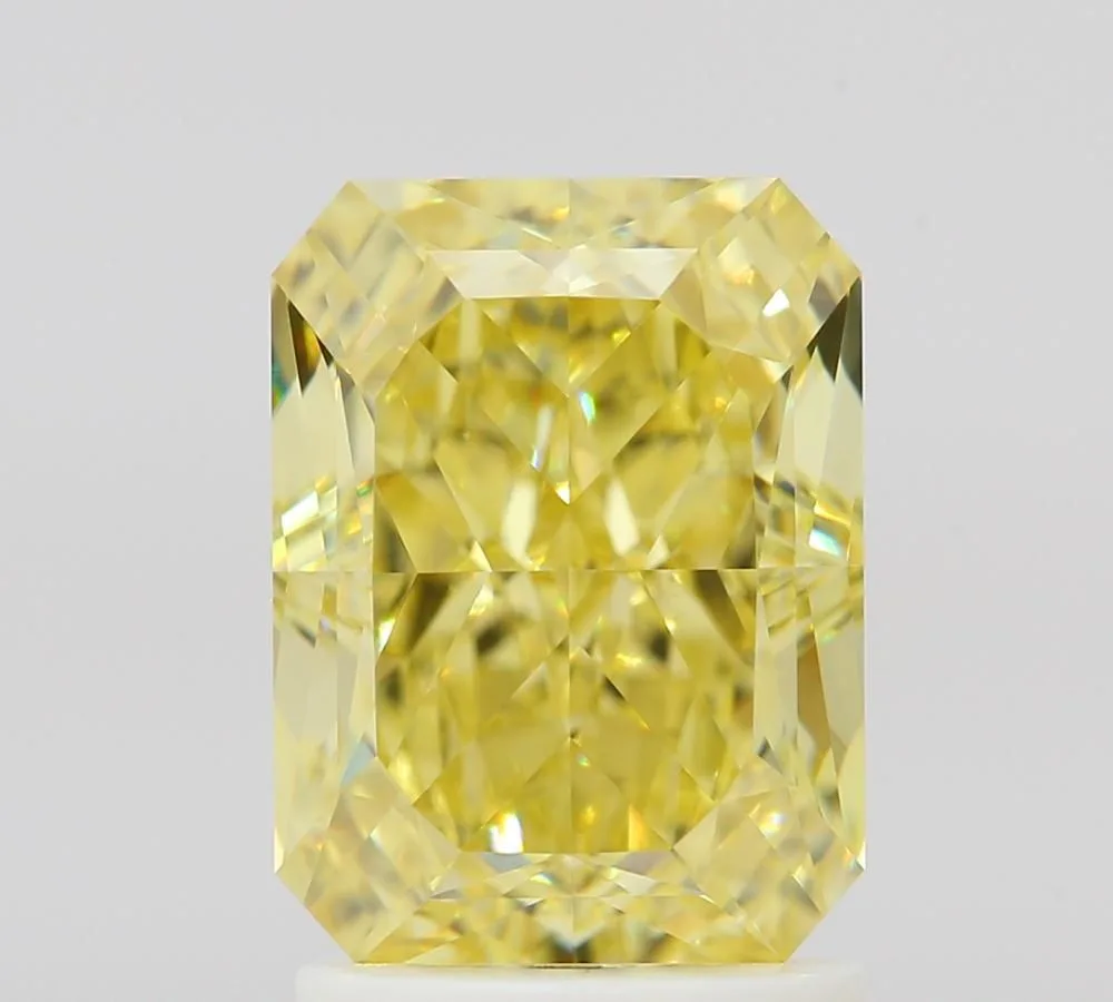 2.16 Carat Radiant Fancy Intense Yellow VVS2 Natural Diamond 1 2.16 Carat Radiant Fancy Intense Yellow VVS2 Natural Diamond