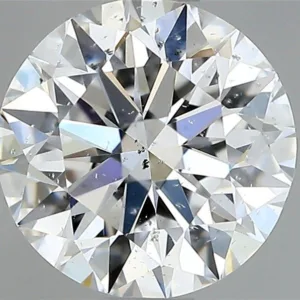 0.81 Carat Round D SI2 Natural Diamond