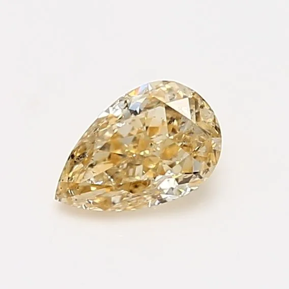 0.66 Carat Pear Fancy Yellow I1 Natural Diamond 1 0.66 Carat Pear Fancy Yellow I1 Natural Diamond