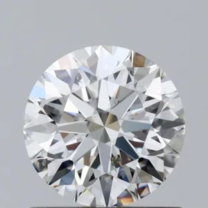 0.91 Carat Round F SI1 Natural Diamond