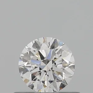 0.5 Carat Round D VVS2 Natural Diamond