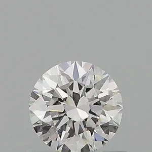 0.52 Carat Round D VVS2 Natural Diamond