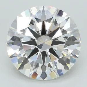 6.03 Carat Round F VVS2 Lab Diamond